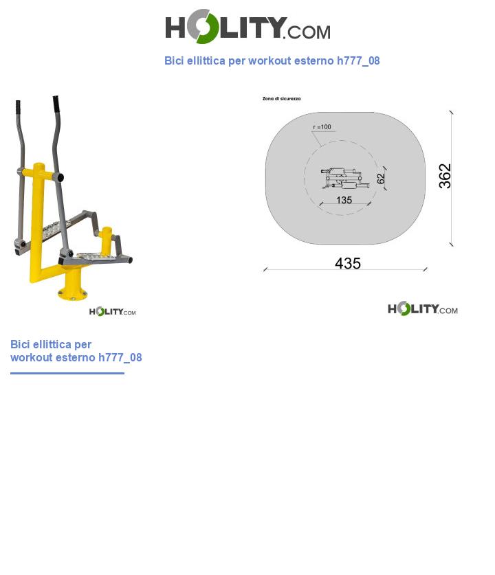 Bici ellittica per workout esterno h777_08