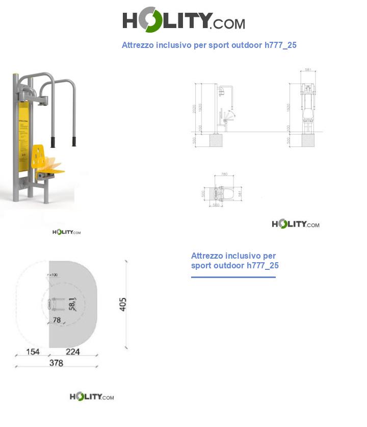Attrezzo inclusivo per sport outdoor h777_25