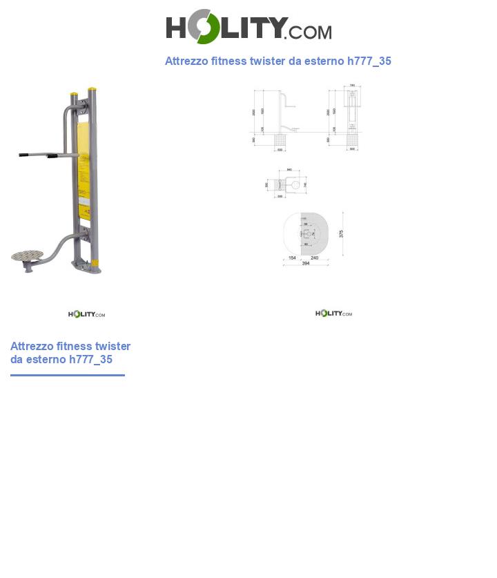 Attrezzo fitness twister da esterno h777_35