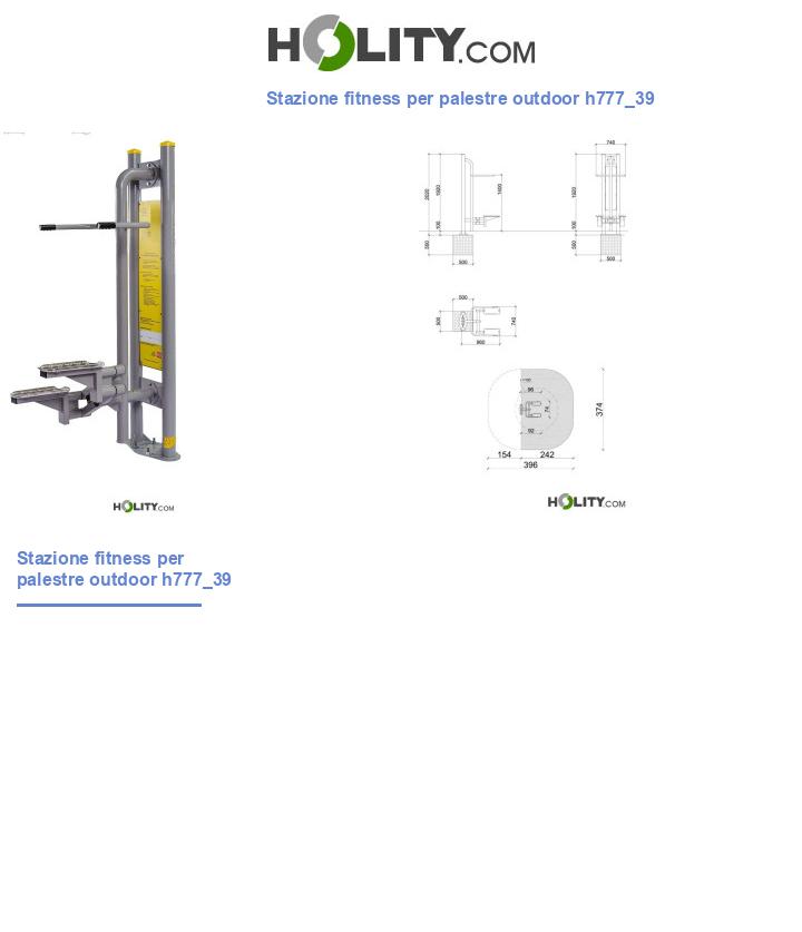 Stazione fitness per palestre outdoor h777_39