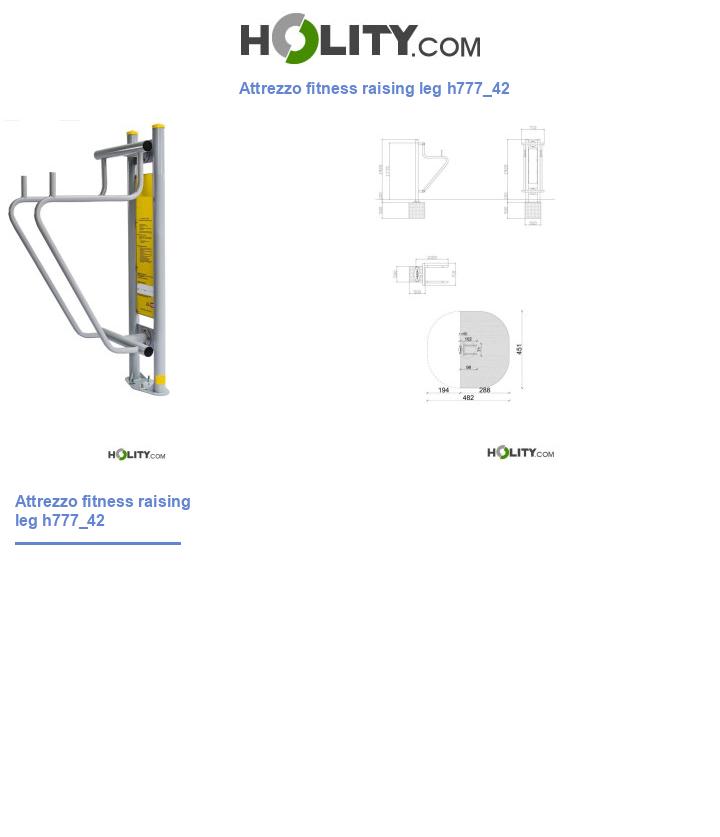 Attrezzo fitness raising leg h777_42