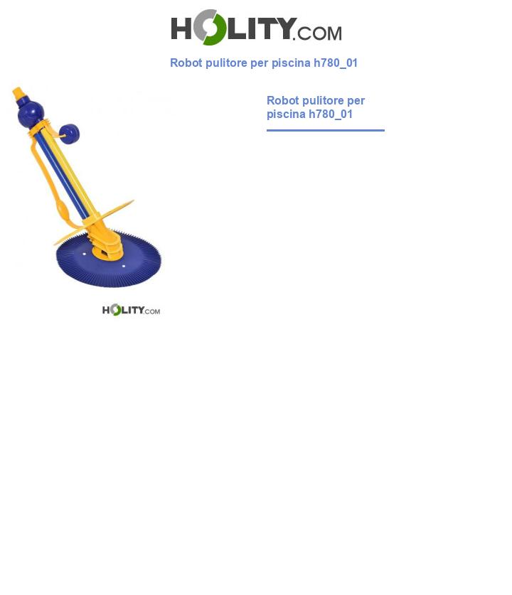 Robot pulitore per piscina h780_01