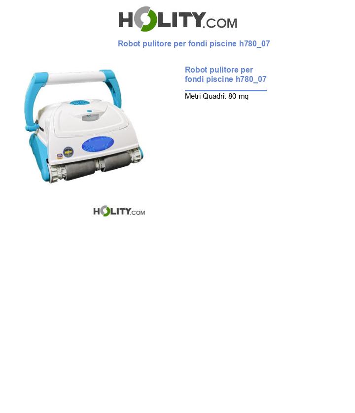 Robot pulitore per fondi piscine h780_07