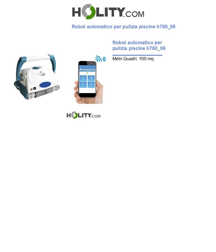 Robot automatico per pulizia piscine h780_08