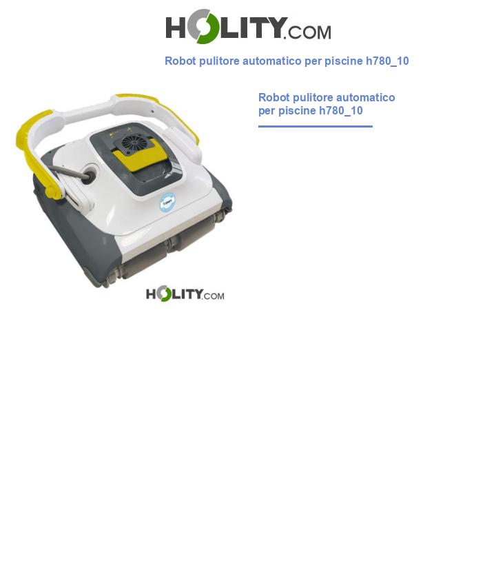 Robot pulitore automatico per piscine h780_10