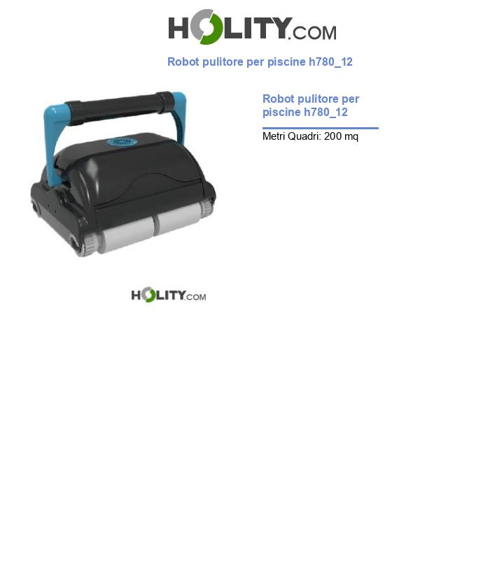 Robot pulitore per piscine h780_12
