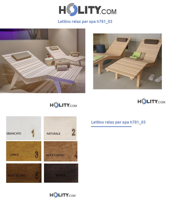 Lettino relax per spa h781_03