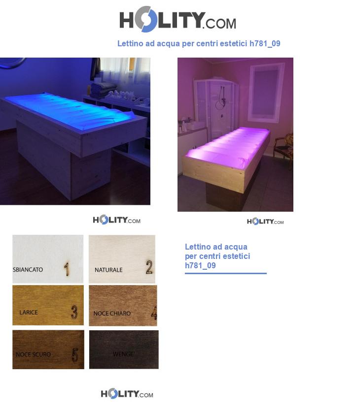 Lettino ad acqua per centri estetici h781_09
