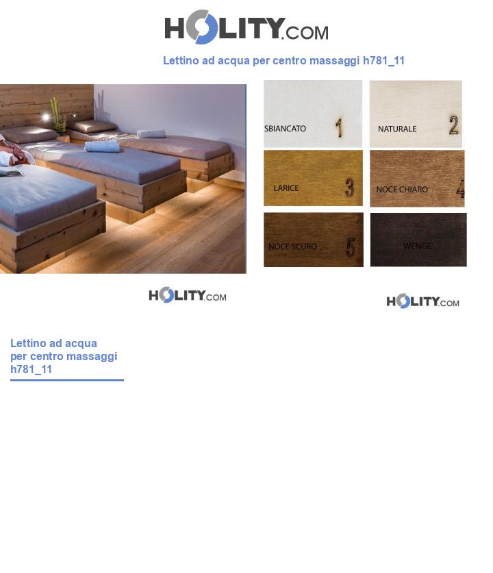 Lettino ad acqua per centro massaggi h781_11