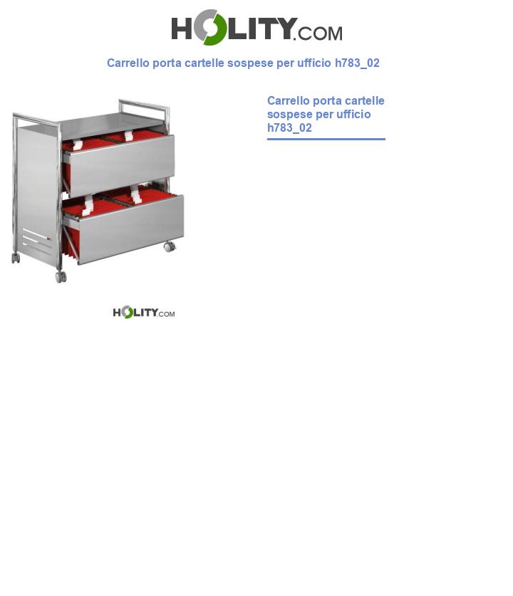 Carrello porta cartelle sospese per ufficio h783_02