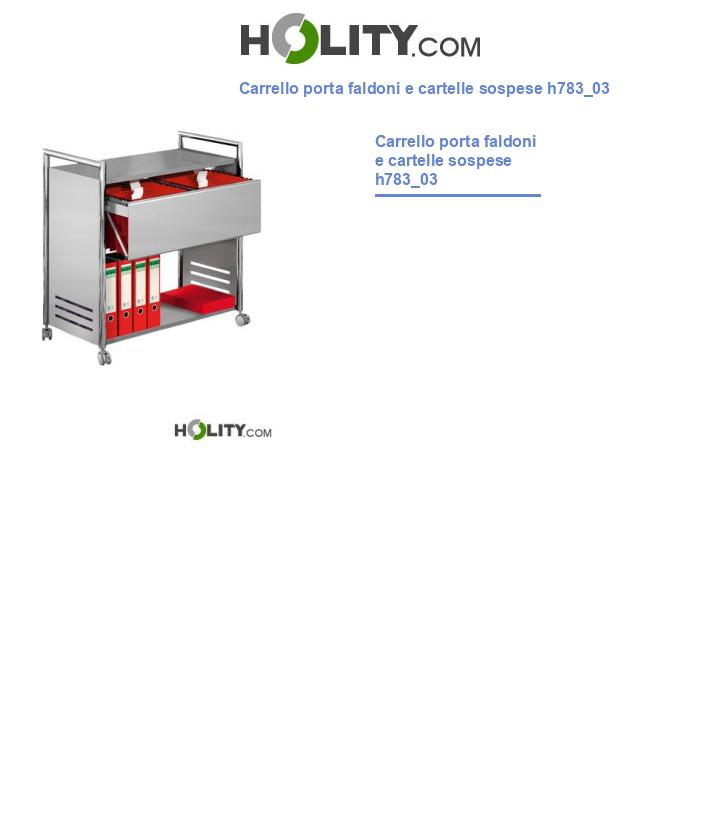 Carrello porta faldoni e cartelle sospese h783_03