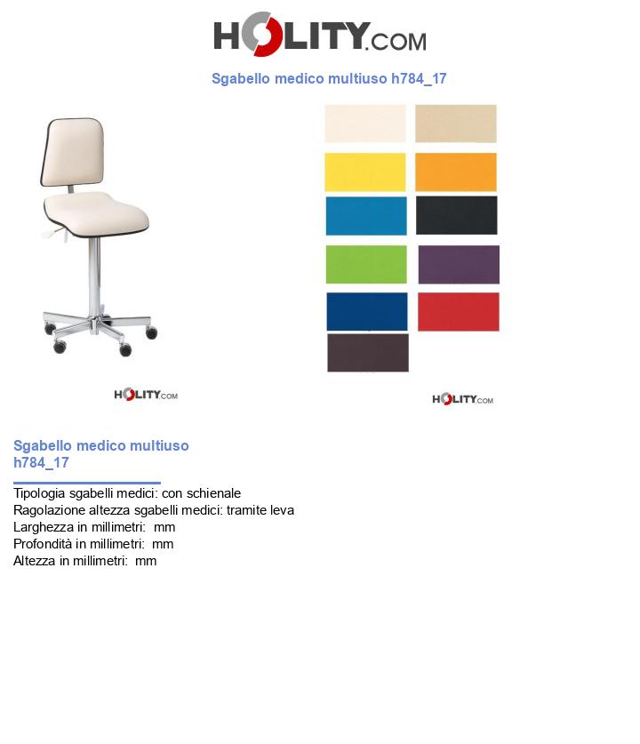 Sgabello medico multiuso h784_17