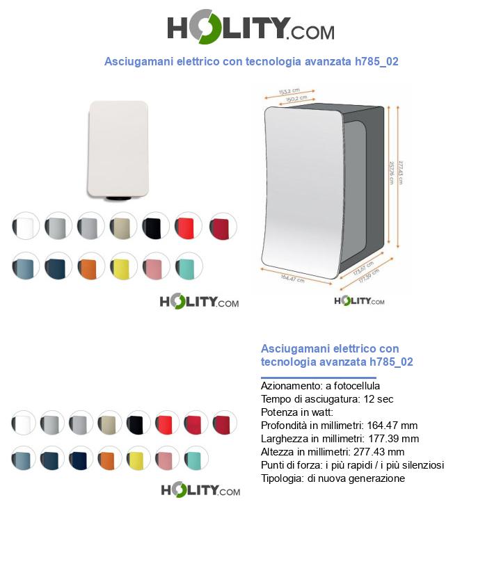 Asciugamani elettrico con tecnologia avanzata h785_02