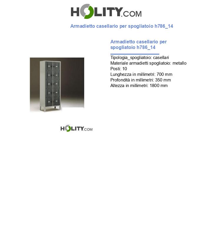 Armadietto casellario per spogliatoio h786_14