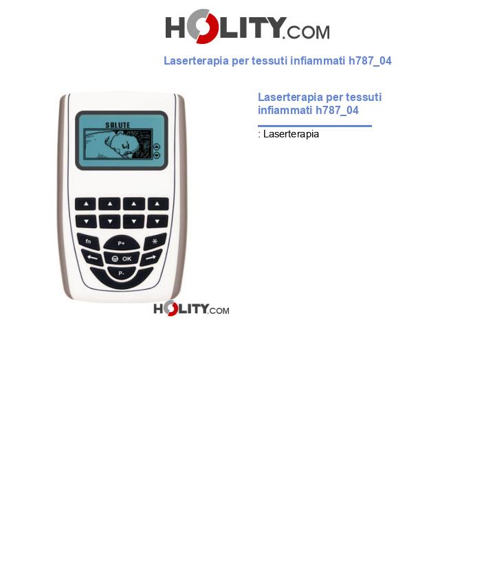 Laserterapia per tessuti infiammati h787_04