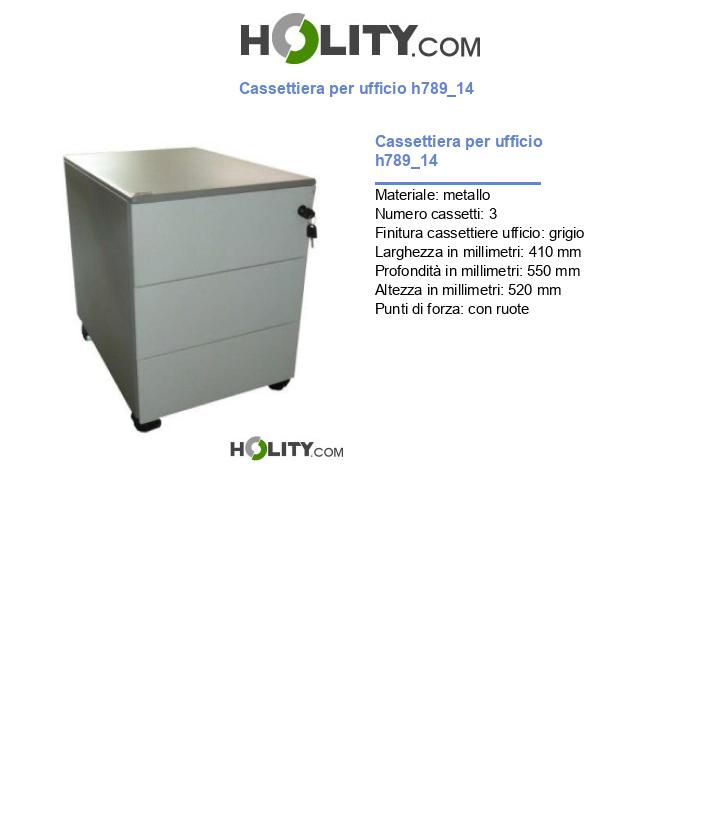 Cassettiera per ufficio h789_14