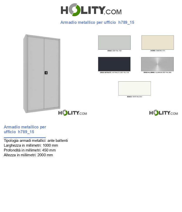 Armadio metallico per ufficio  h789_15
