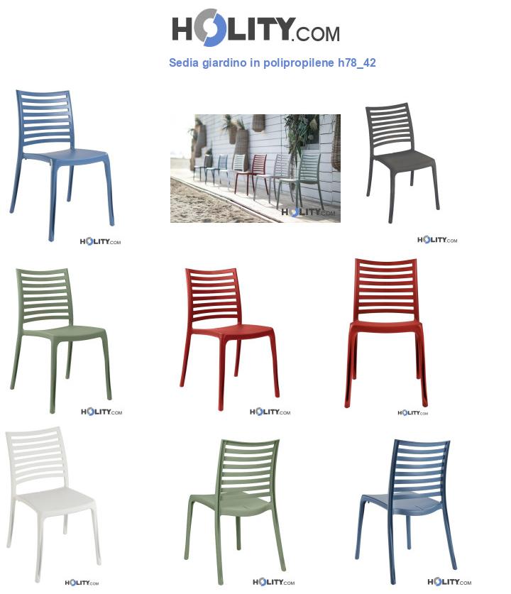 Sedia giardino in polipropilene h78_42