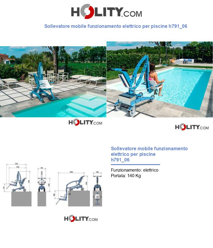 Sollevatore mobile funzionamento elettrico per piscine h791_06