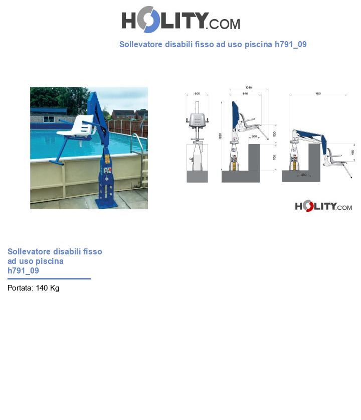 Sollevatore disabili fisso ad uso piscina h791_09