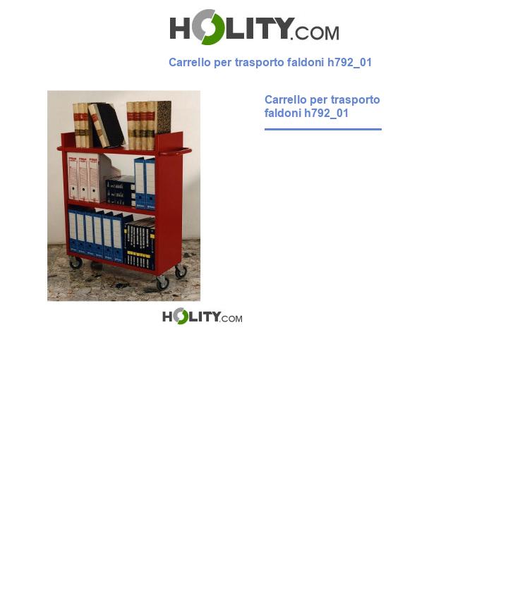 Carrello per trasporto faldoni h792_01