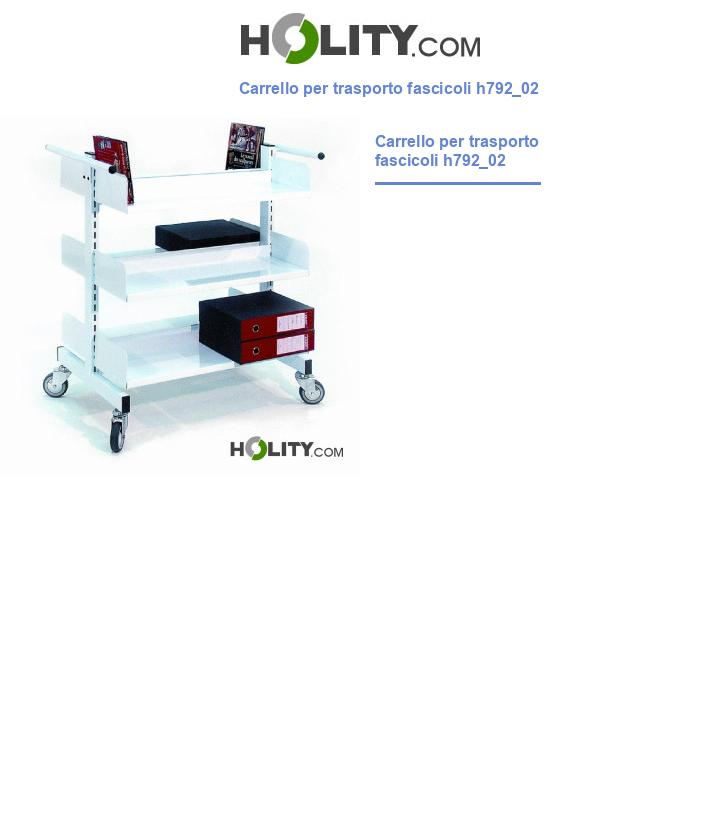 Carrello per trasporto fascicoli h792_02