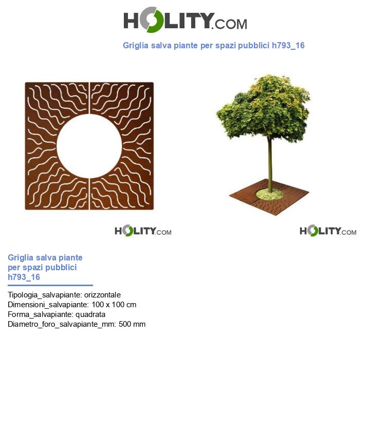 Griglia salva piante per spazi pubblici h793_16