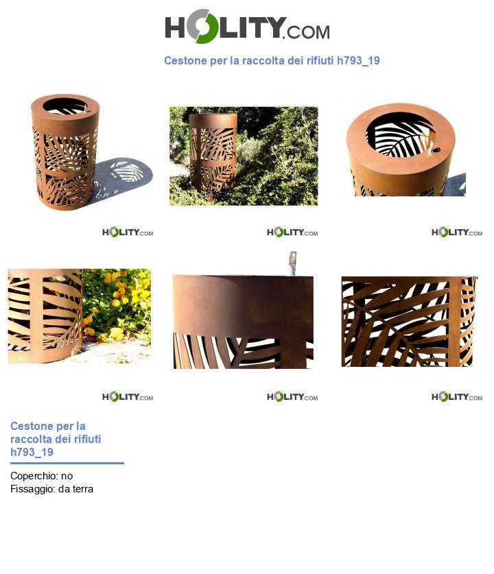 Cestone per la raccolta dei rifiuti h793_19