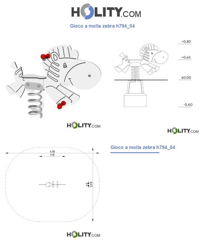 Gioco a molla zebra h794_04