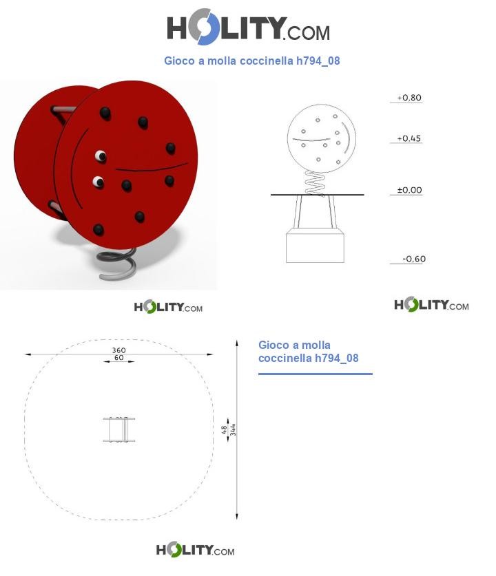 Gioco a molla coccinella h794_08