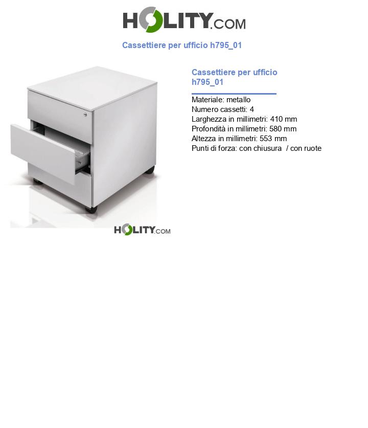 Cassettiere per ufficio h795_01