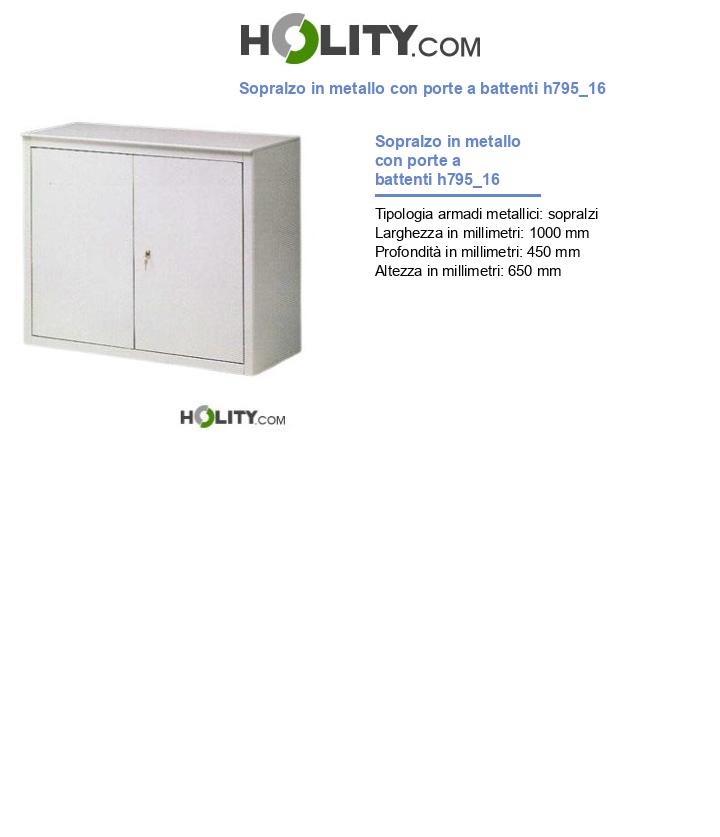 Sopralzo in metallo con porte a battenti h795_16