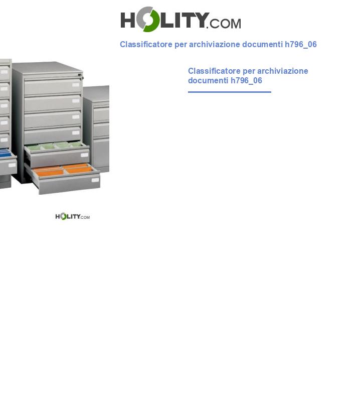 Classificatore per archiviazione documenti h796_06