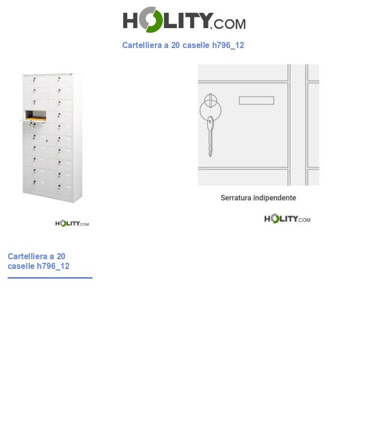 Cartelliera a 20 caselle h796_12