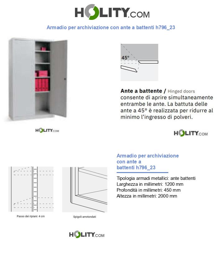 Armadio per archiviazione con ante a battenti h796_23