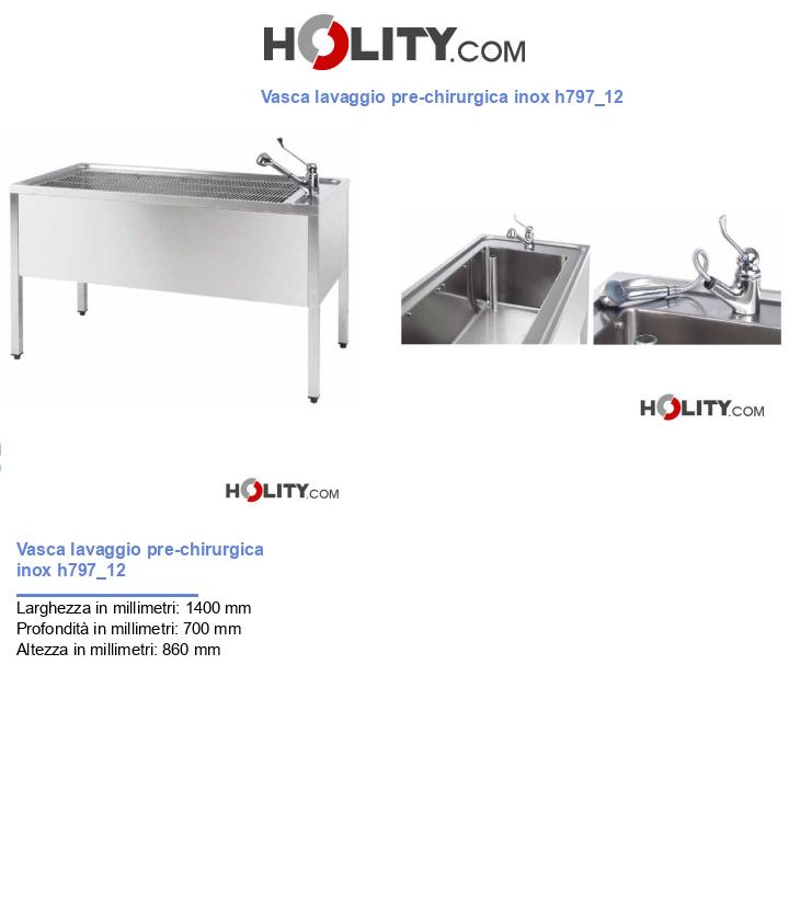 Vasca lavaggio pre-chirurgica inox h797_12