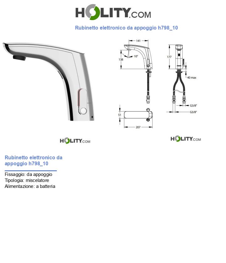 Rubinetto elettronico da appoggio h798_10