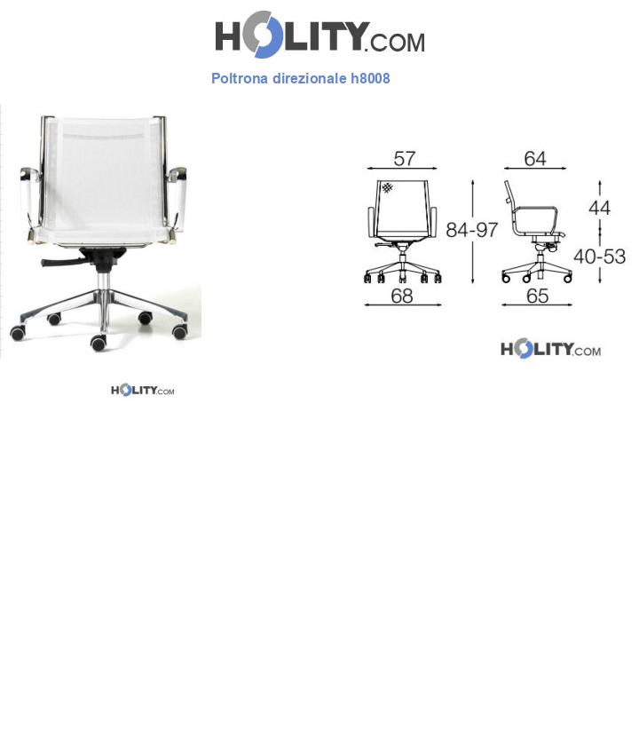 Poltrona direzionale h8008