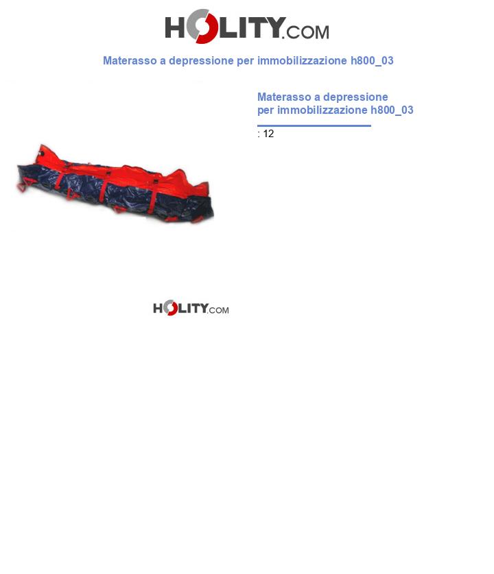 Materasso a depressione per immobilizzazione h800_03
