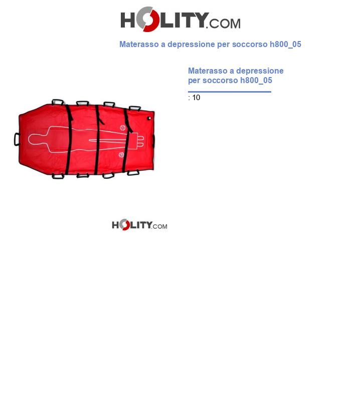 Materasso a depressione per soccorso h800_05