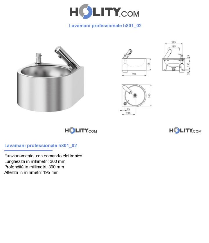 Lavamani professionale h801_02
