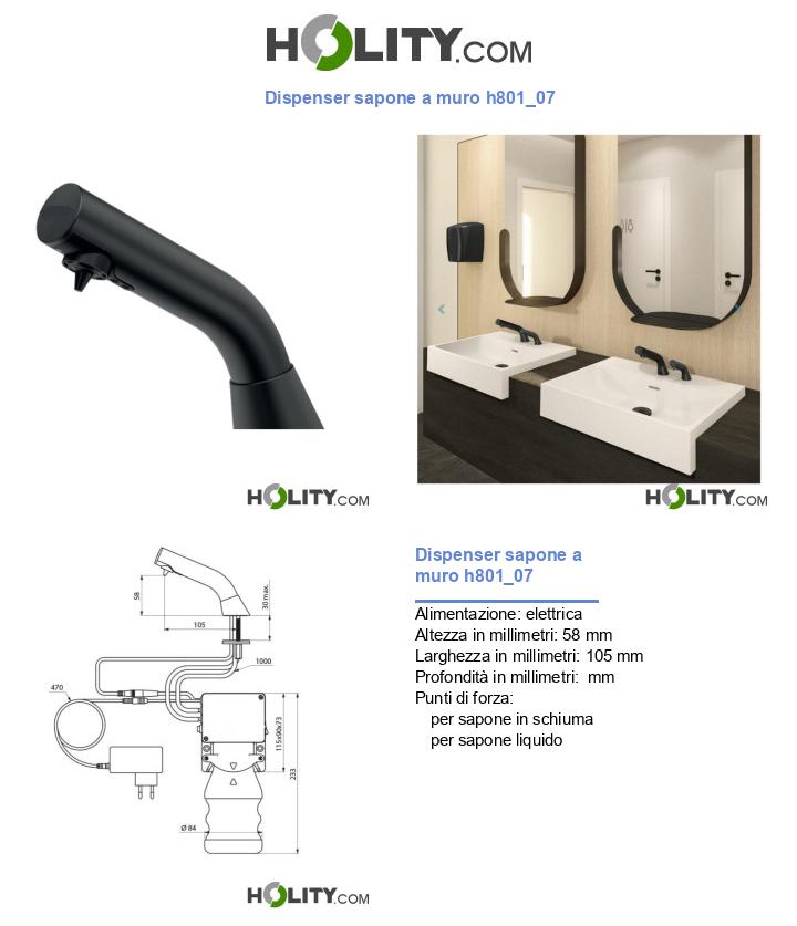 Dispenser sapone a muro h801_07