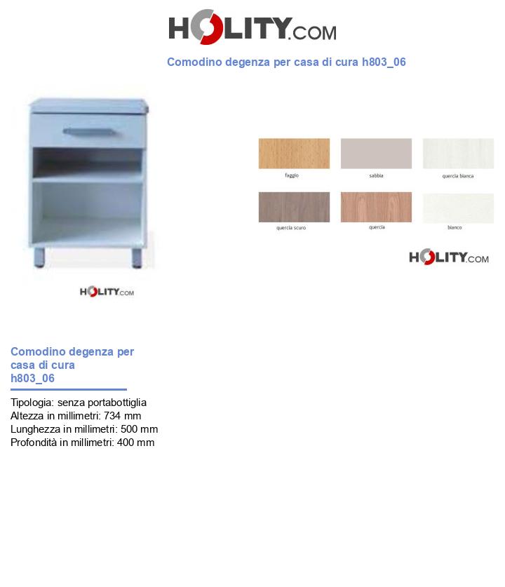 Comodino degenza per casa di cura h803_06