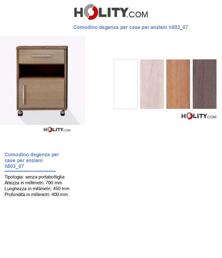 Comodino degenza per case per anziani h803_07