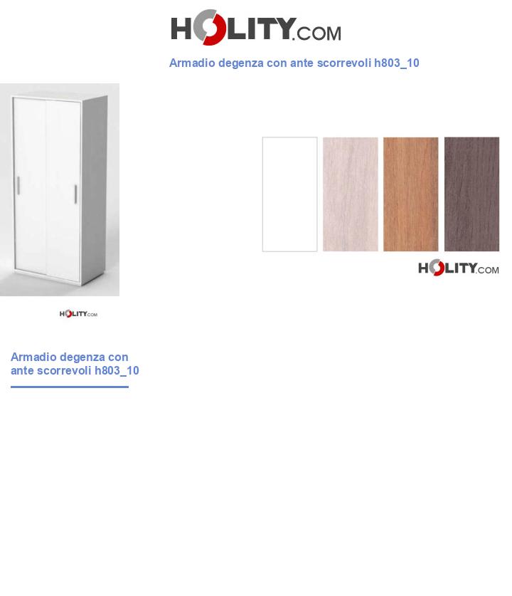 Armadio degenza con ante scorrevoli h803_10