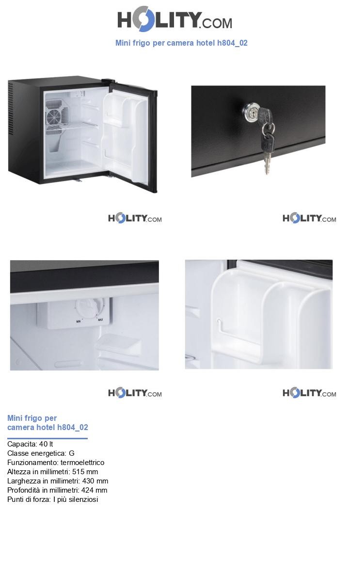 Mini frigo per camera hotel h804_02