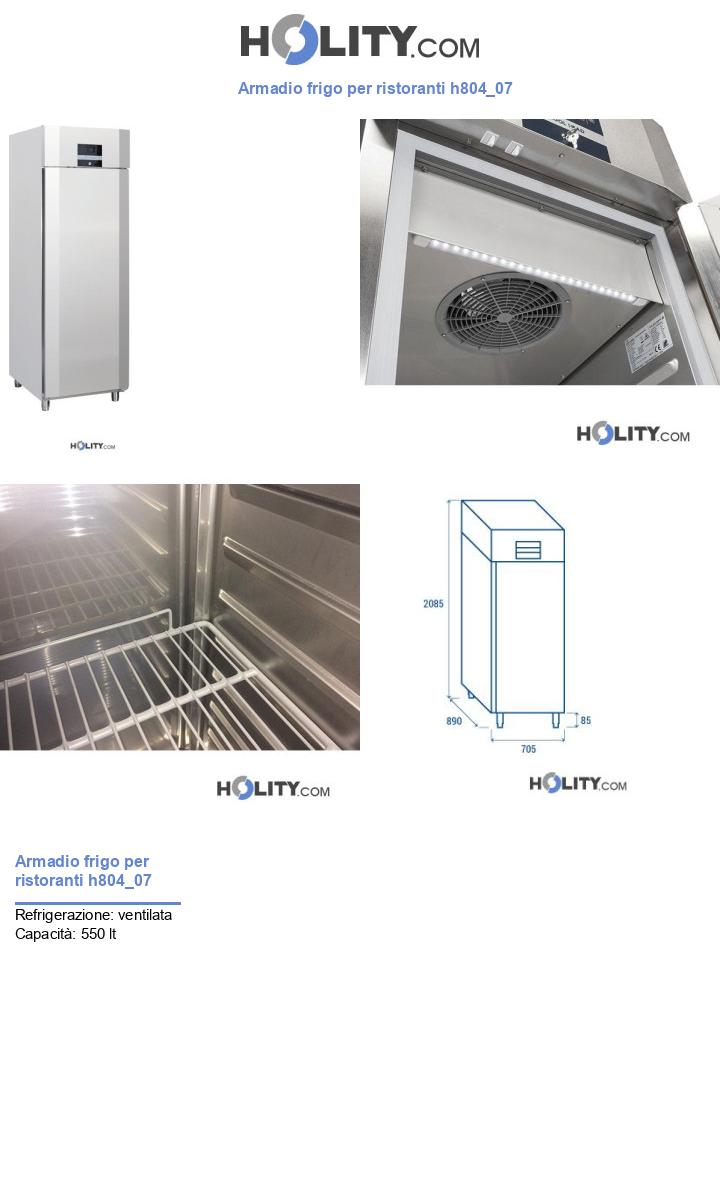 Armadio frigo per ristoranti h804_07