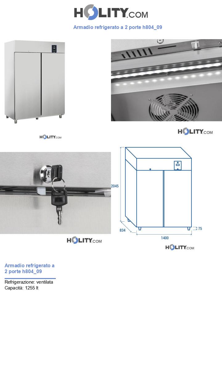 Armadio refrigerato a 2 porte h804_09