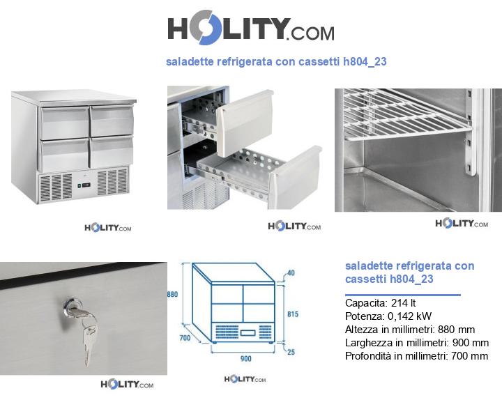 saladette refrigerata con cassetti h804_23