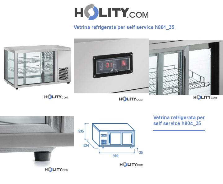Vetrina refrigerata per self service h804_35